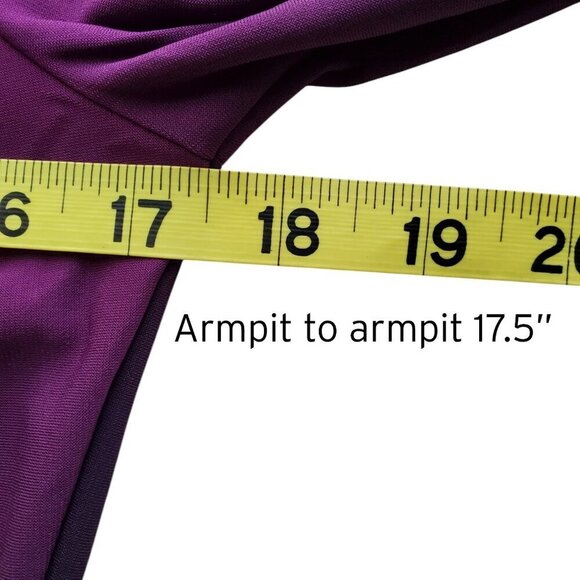 VENUS NWT Blingy Jeweled Ruched Sexy Dressy Top Ombre Cold Shoulder S - Picture 12 of 16